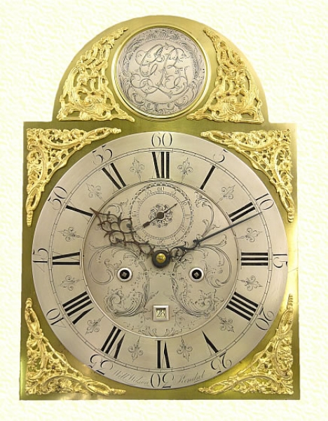 8 Day Longcase Clock In Fine Mahogany Case By William Wilson