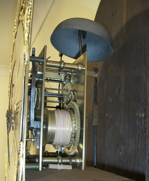 8 Day Longcase Clock In Fine Mahogany Case By William Wilson