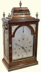 Important London Verge Bracket Clock In Mahogany Case By William Vale, London