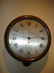 verge wall clock SOLD
