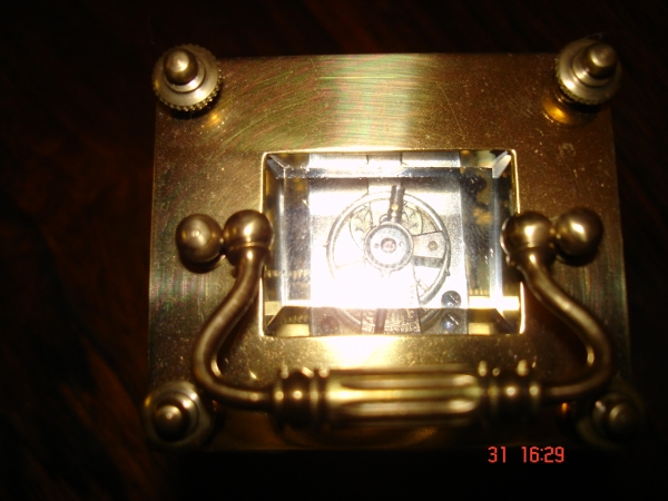 miniature carriage clock.SOLD