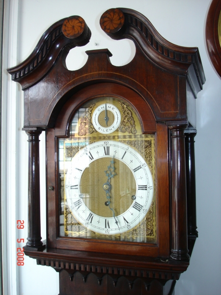 Fine small grandmother Clock.SOLD