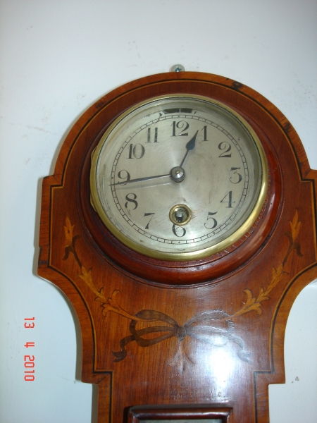 Edwardian Clock barometer