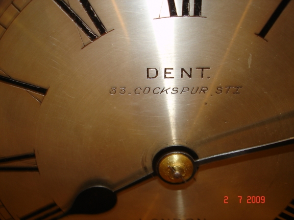 Rare Dent Table Clock