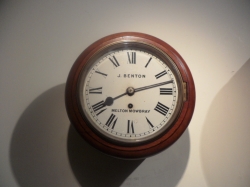 Very nice original 8 ins dial clock english c 1870
