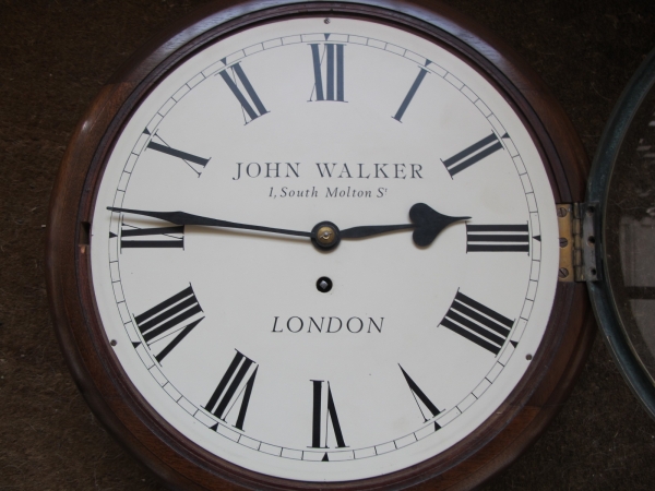 DIAL CLOCK BY FAMOUS MAKERS JAMES WALKER