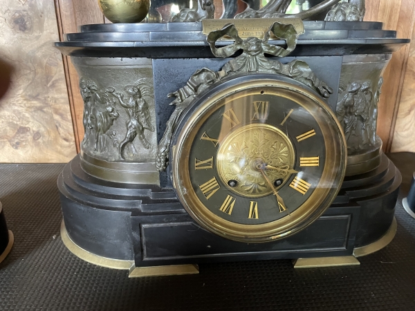 Bronze Waterloo clock
