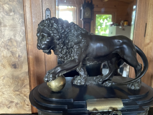 Bronze Waterloo clock
